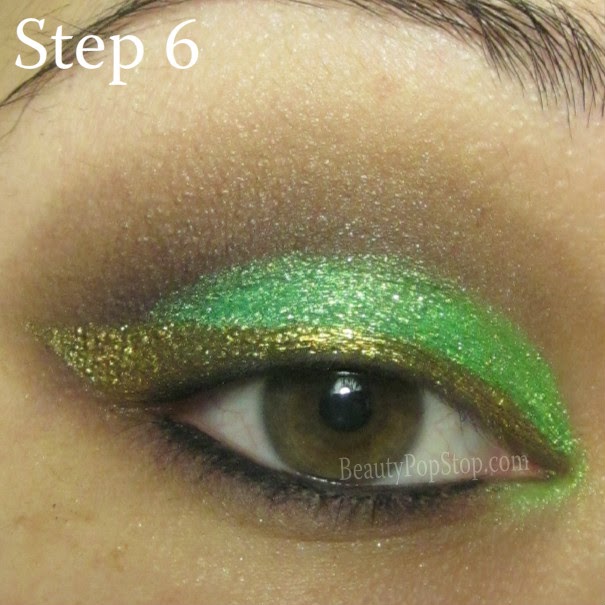 st patrick's day makeup tutorial using mufe aqua eyes 0l