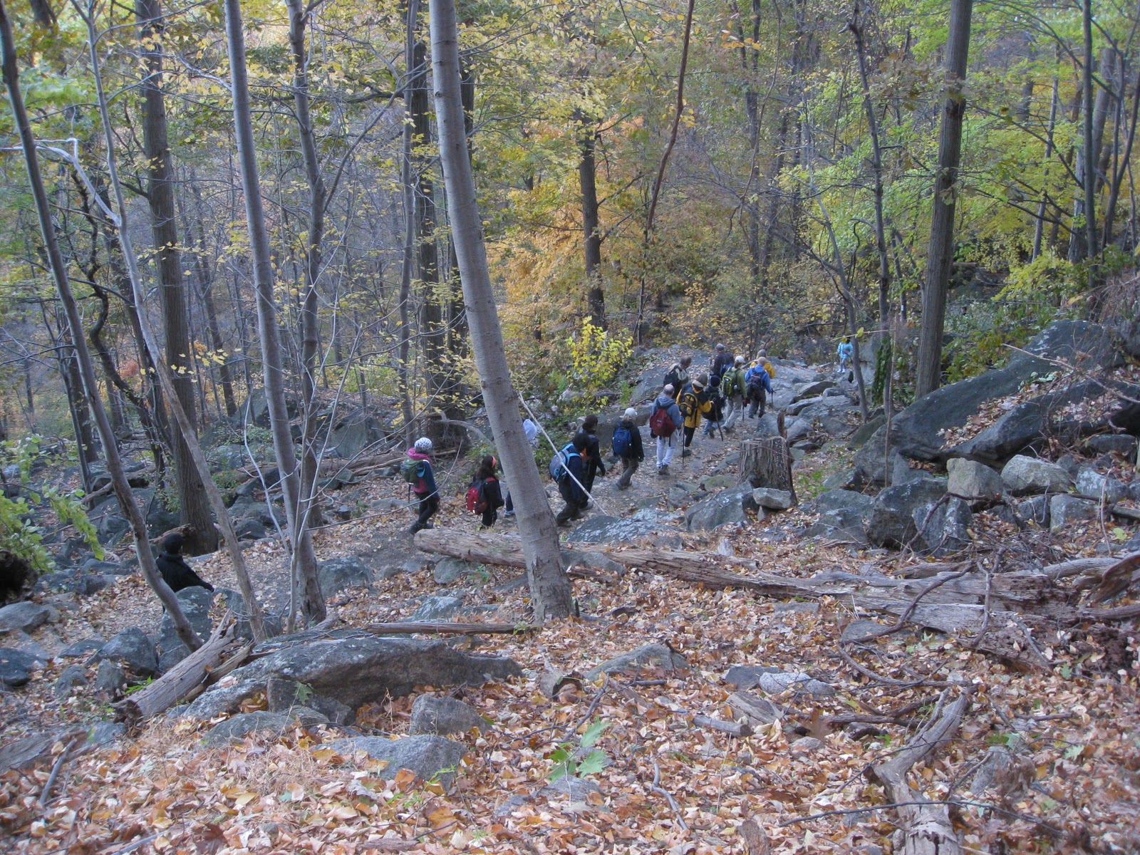 Trail Tramps Hike Bear Mountain NY,Trails or Climb Steps to Top