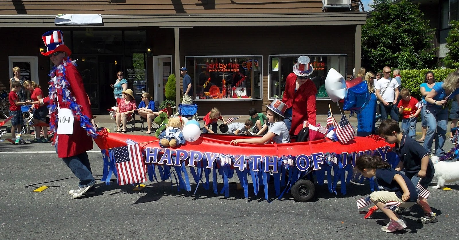 Kent's Bike Blog Issaquah's PeoplePowered July 4th Parade