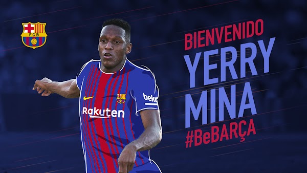 Oficial: El FC Barcelona anuncia el fichaje de Yerry Mina
