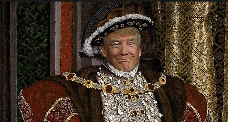 Image result for trump monarchy