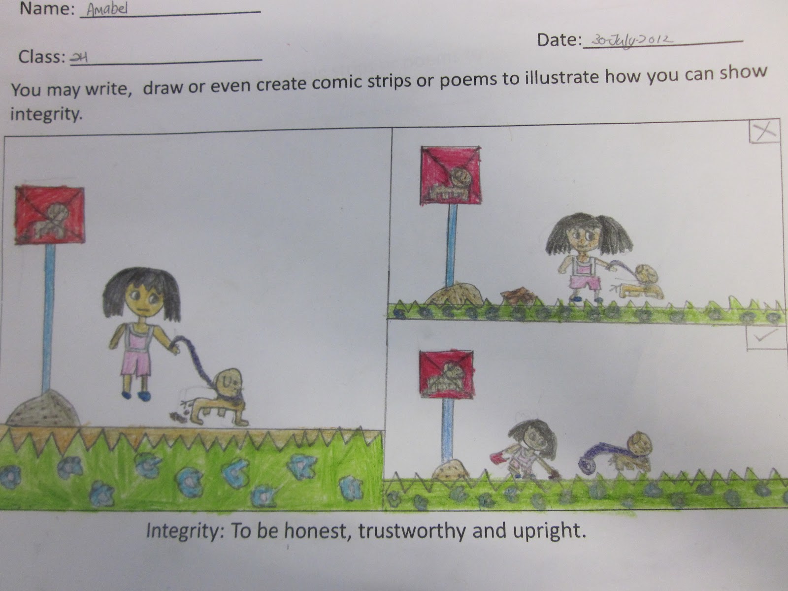 How do we show Integrity ? | Welcome to Primary 2 Harmony ... Happiness
