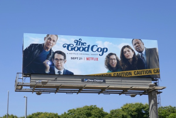 The Good Cop Netflix series billboard Good Cop Netflix series billboard