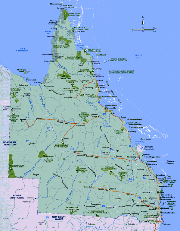 Queensland Regional Map Pictures | Map of Australia Region Political