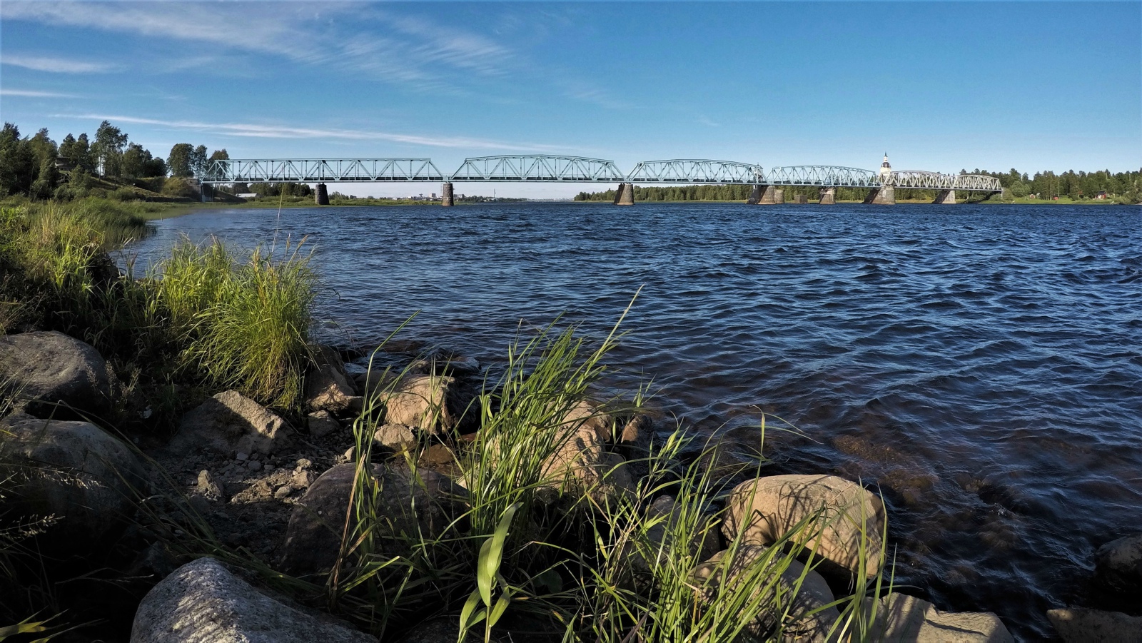 LENS and COVER PHOTOGRAPHY Railway Bridge Between Sweden and Finland