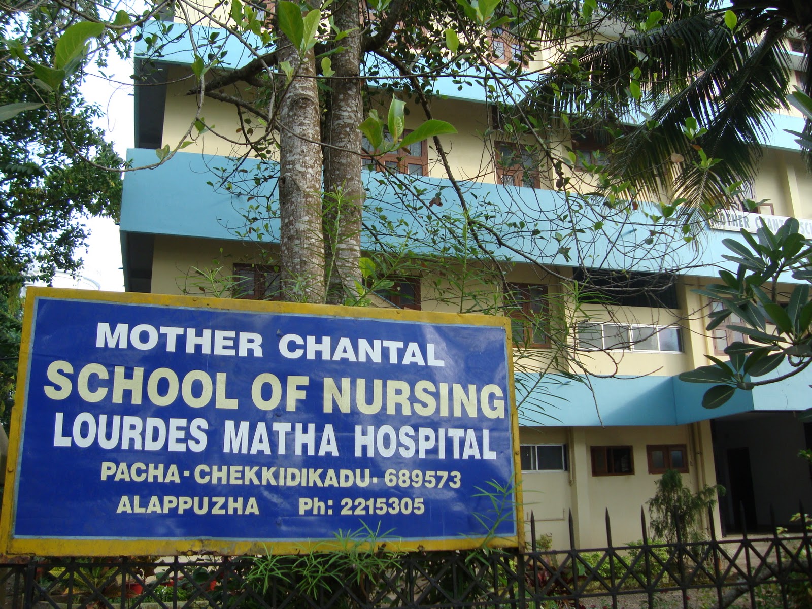 lmh Mother Chantal School of NursingLourdes Matha Hospital, Edathua