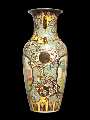 Grande vaso a decoro policromo Grande vaso a decoro policromo - Cina
