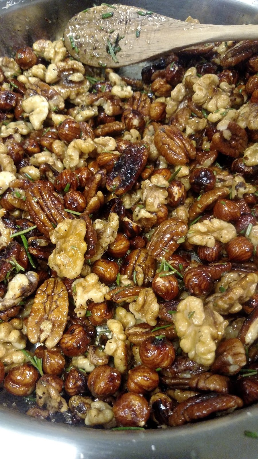 Foodture: Cooking for a Healthy Future: Festive Candied Rosemary Nuts