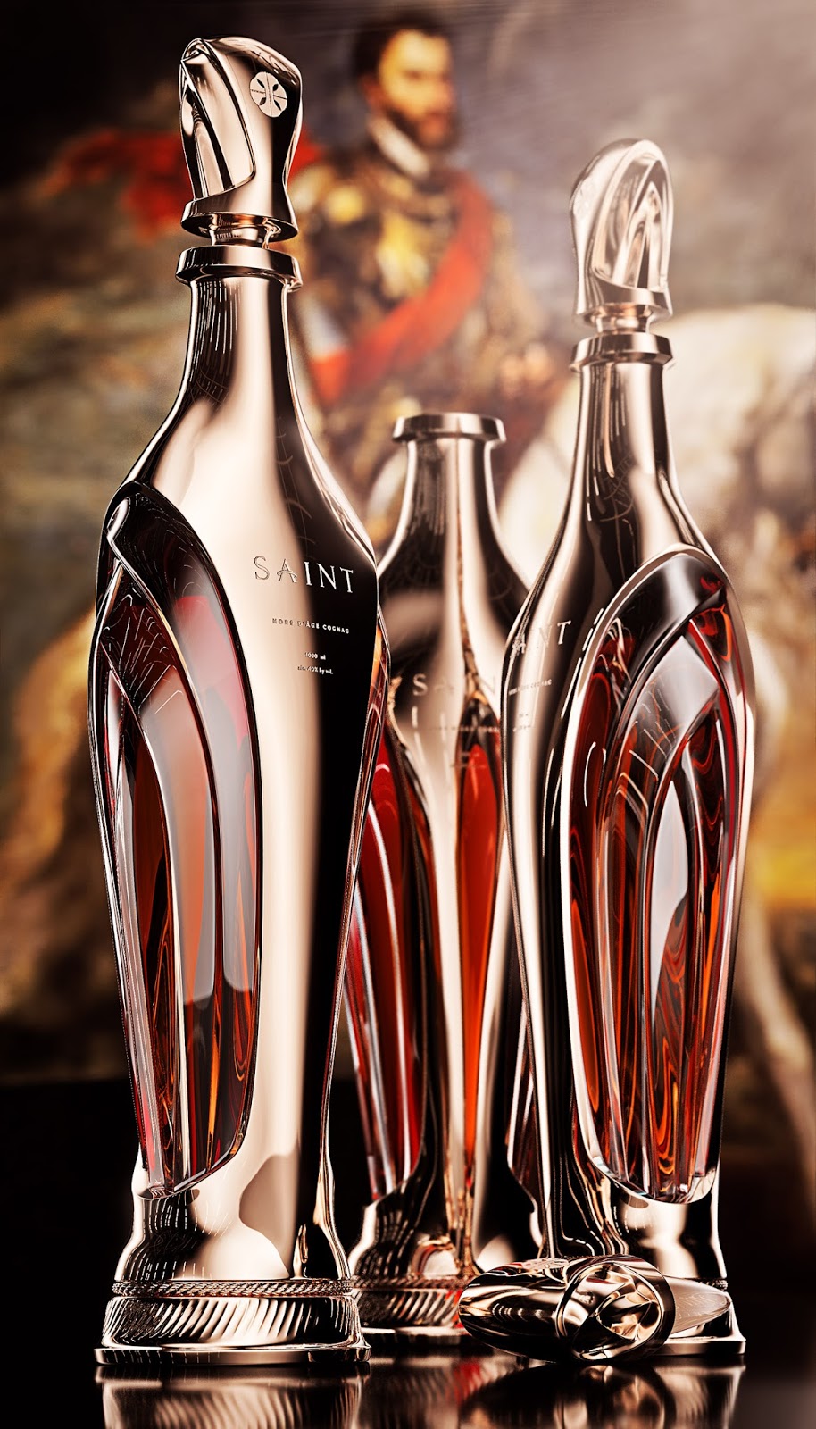 Saint Luxury Cognac Bottle Concept Packaging Of The World