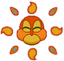 Happy Sun Blessed Happy Sun Paper Mario sprite Flower Fields
