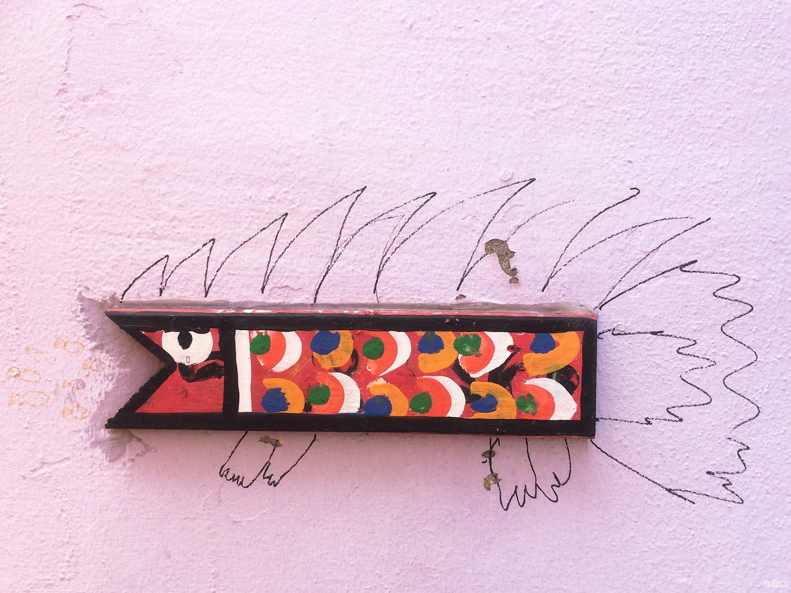Seoul, Korea - Summer Study Abroad 2014 - Gamcheon Culture Village fish wall art