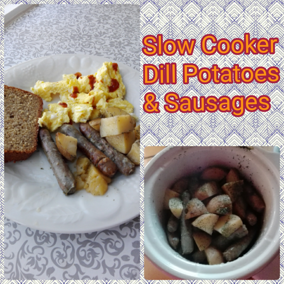 Save Green Being Green Slow Cooker Dill Potatoes and Sausages
