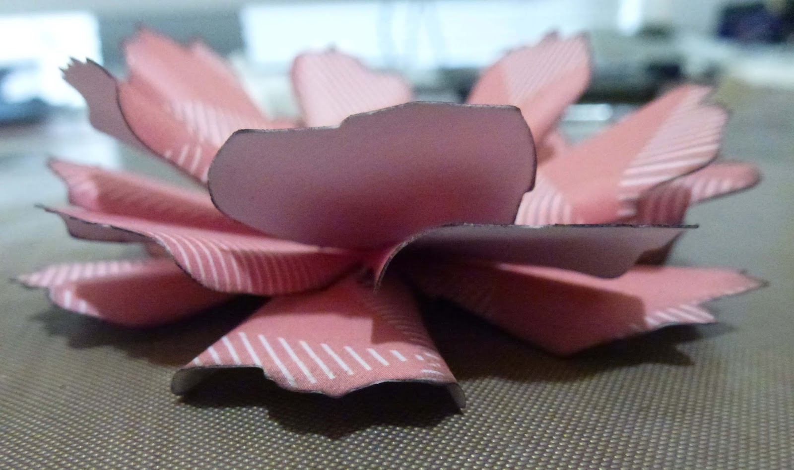 Off the Rails Scrapbooking Paper flower tutorial with Julie