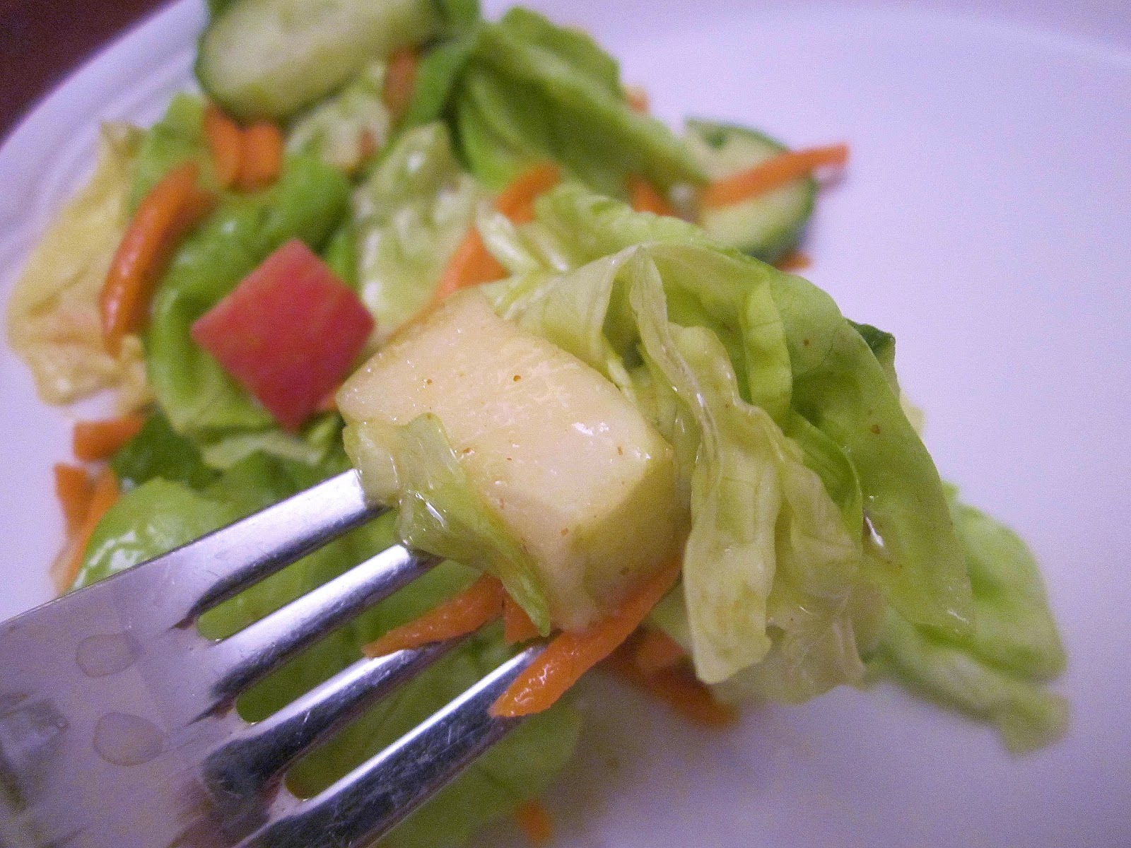 Dimples & Delights Butter Lettuce Salad with Honey Mustard Dressing