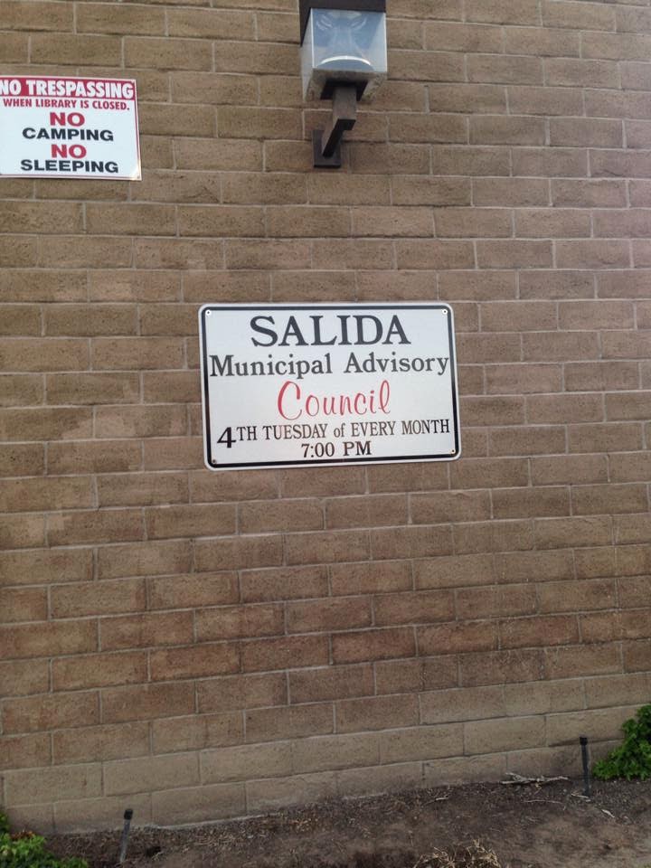 Salida Municipal Advisory Council Salida, California July 2014
