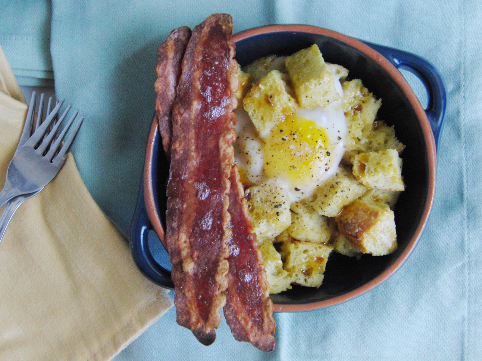 Curly Girl Kitchen Baked Bacon and Eggs French Toast