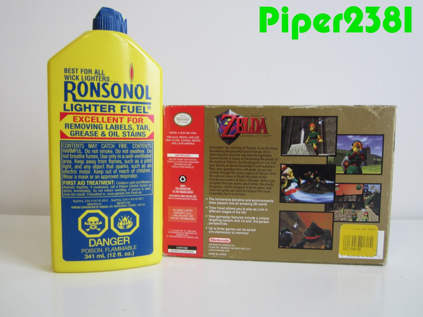 Piper2381 How to Remove a Sticker or Label from a Video Game Box