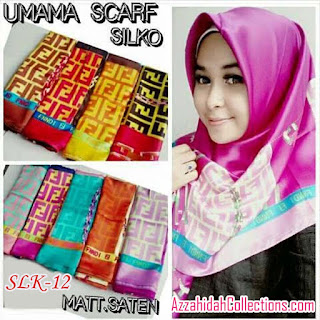 Segi Empat Umama Scarf Silko - AzzahidahCollections.com