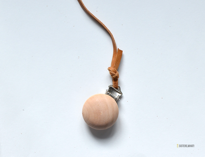 DIY Colorful Wooden Pacifier Clip Sisters, What!