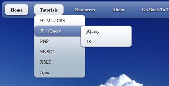 Coolest 7 Free Dropdown Menus in HTML5 and CSS3 | Websites Resources ...