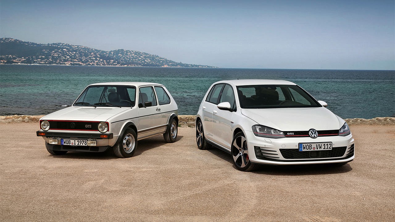 Volkswagen Golf front - forty years