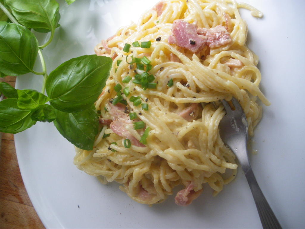 coś smacznego: Spaghetti carbonara