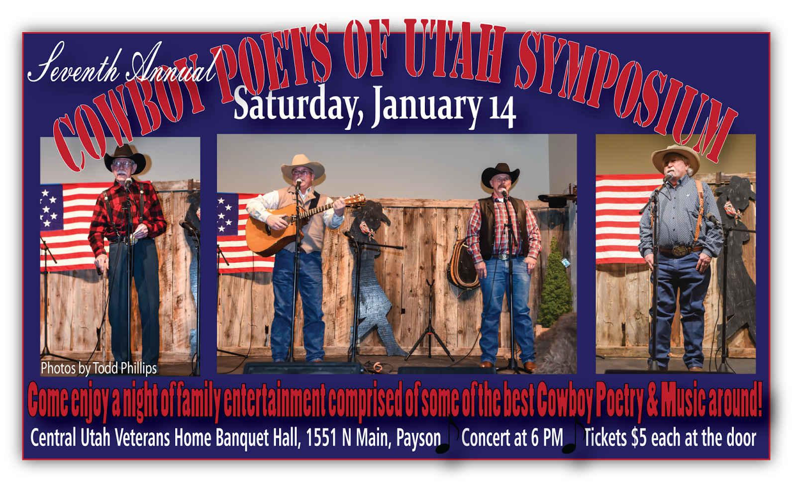The Payson Chronicle Cowboy Poets of Utah Symposium January 14