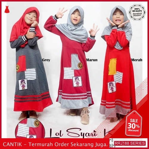 Jual RRJ188P190 Pakaian Anak Perempuan Wanita Lol Syari Lh BMGShop