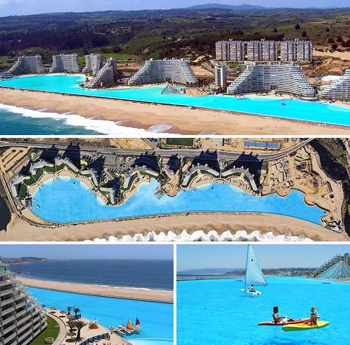 crystal lagoons corp builds world s largest outdoor swimming pool