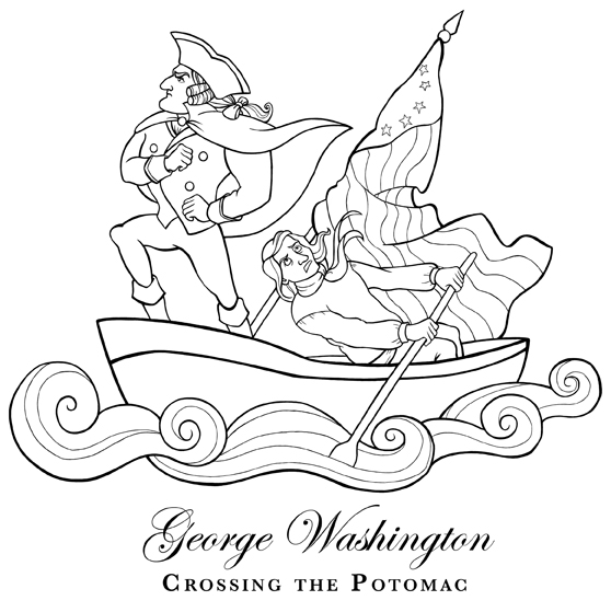 george washington coloring pages free - photo #37