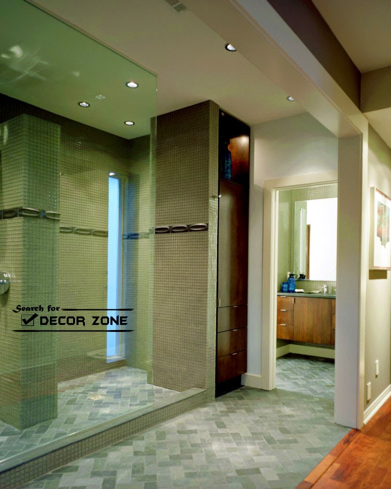 modern bathroom floor tiles: ideas and choosing tips