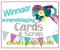 Winnaar Cards & Scrap Uitdaging 13