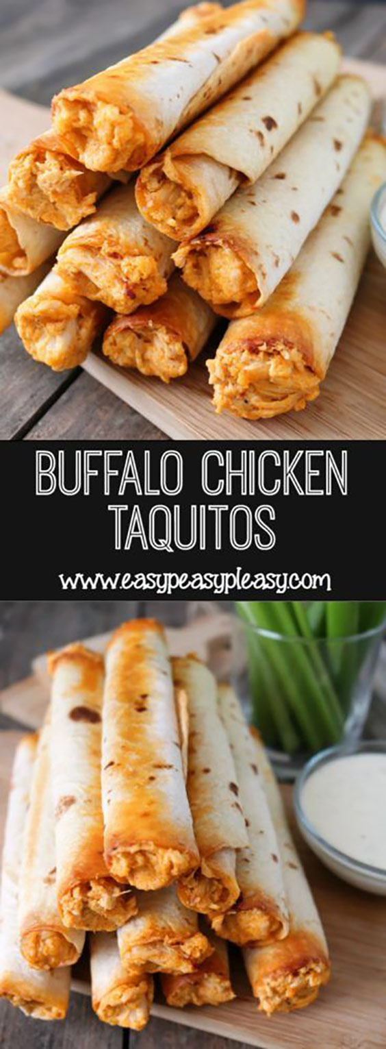 Buffalo Chicken Taquitos Buffalo Chicken Taquitos