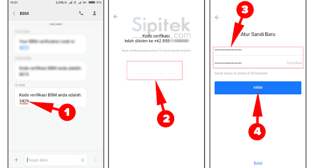 Cara Mengatasi Lupa Kata Sandi BBM Cara Mengatasi Lupa Kata Sandi BBM