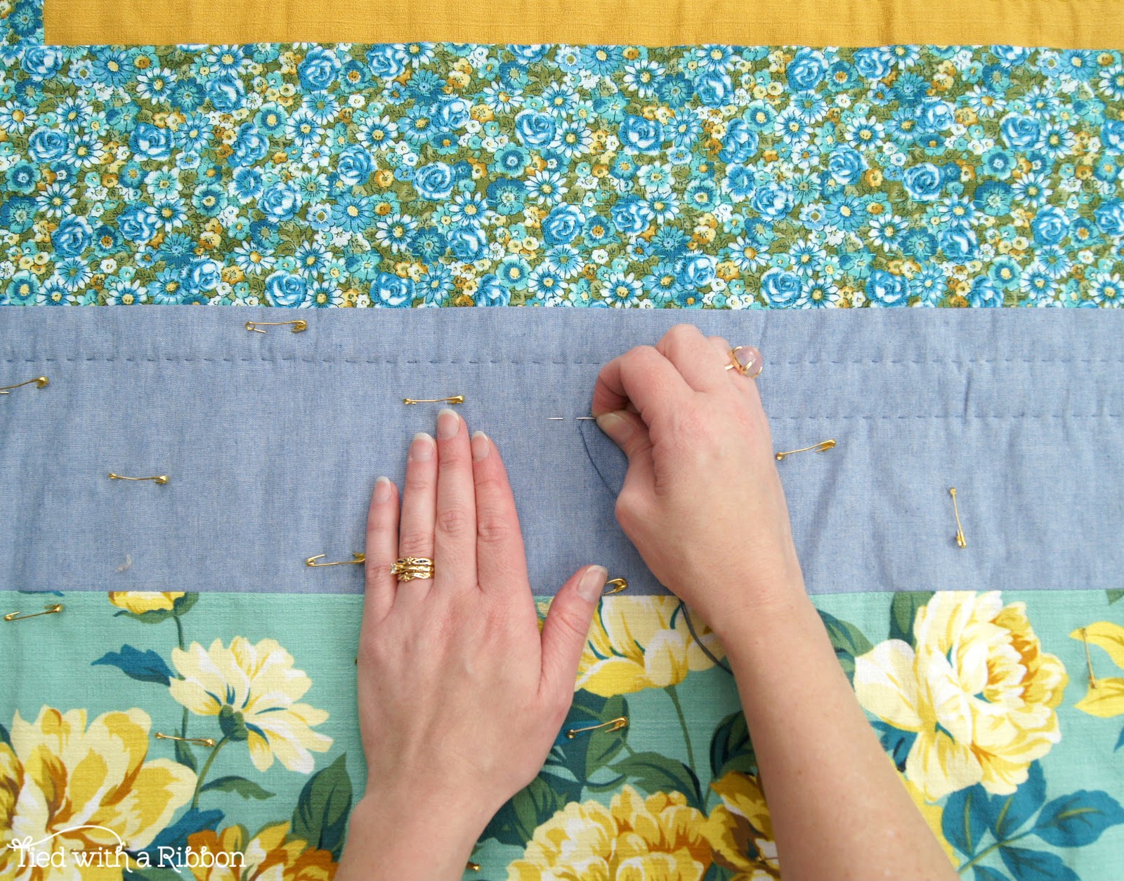 Tied with a Ribbon My Favourite Hand Quilting Tools.