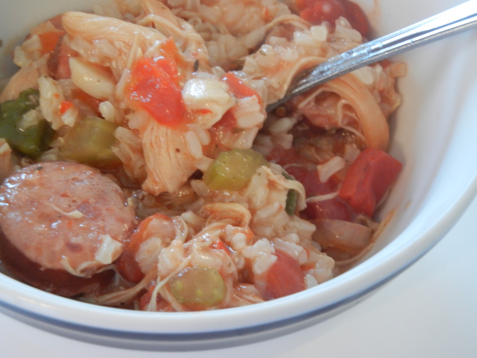 MamaHoots.. Food is Love Crock Pot Jambalaya