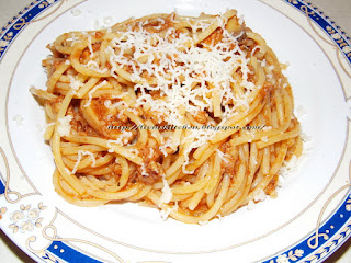 Spaghete cu sos ragu rapid