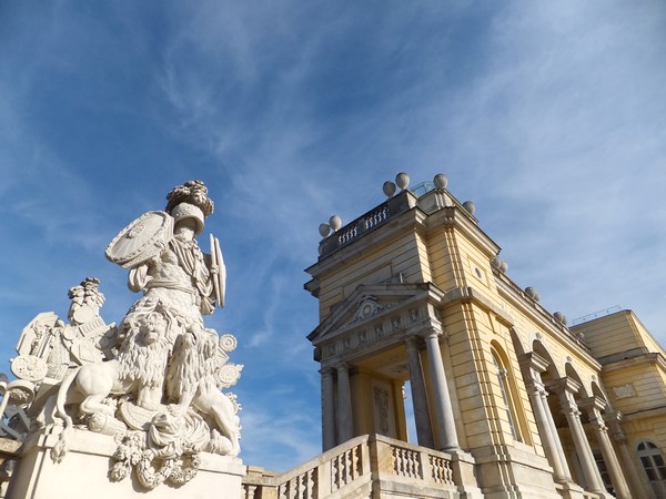 Vienne Wien château schönbrunn schloss parc gloriette