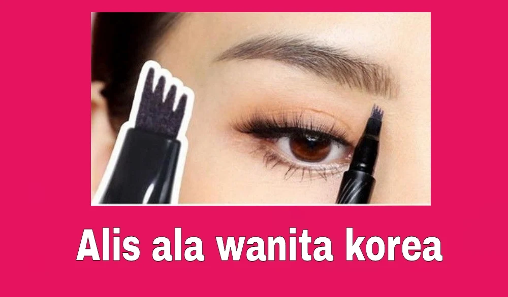 Cara membuat alis seperti wanita korea