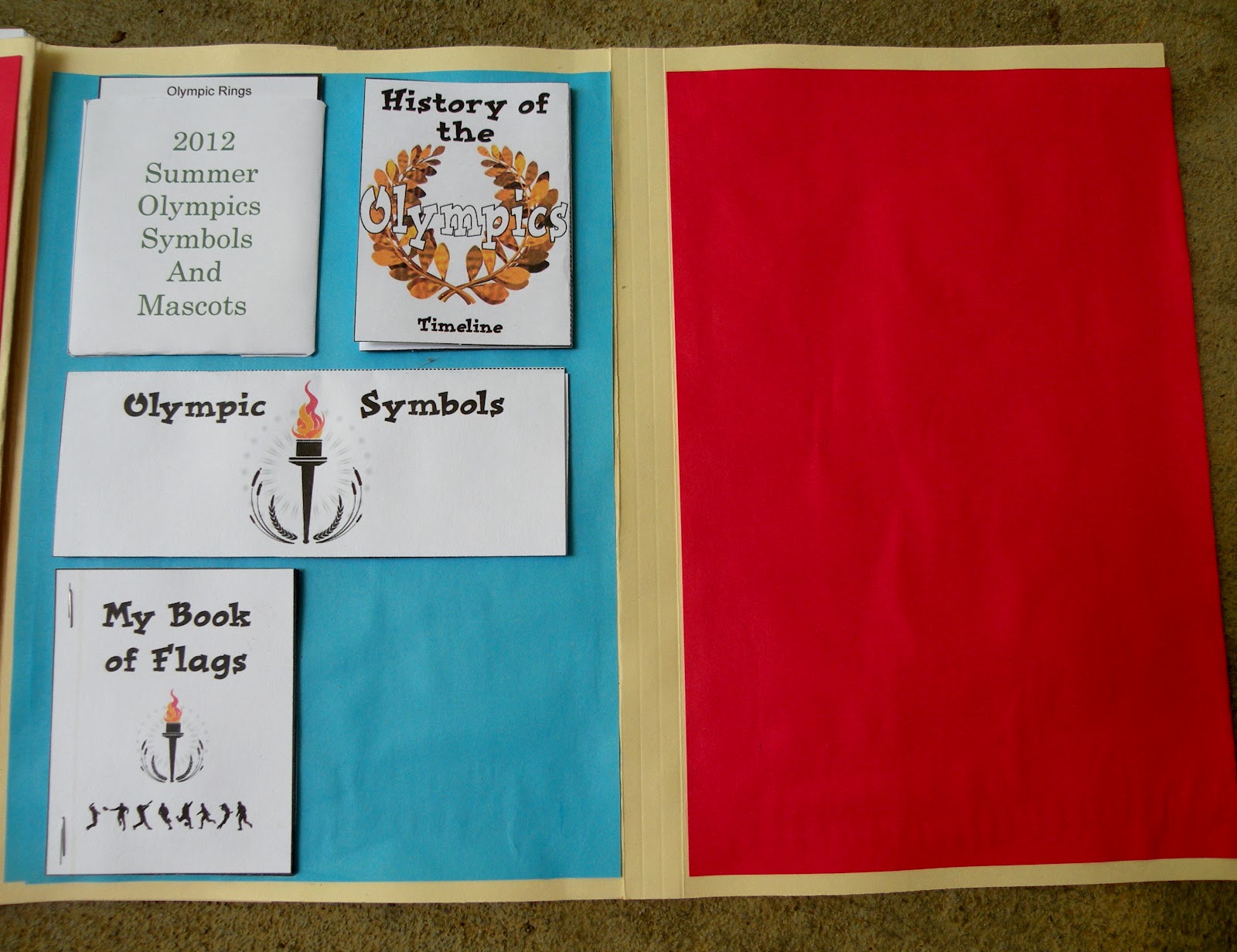 The Fantastic Five: Olympic Lapbook Learning