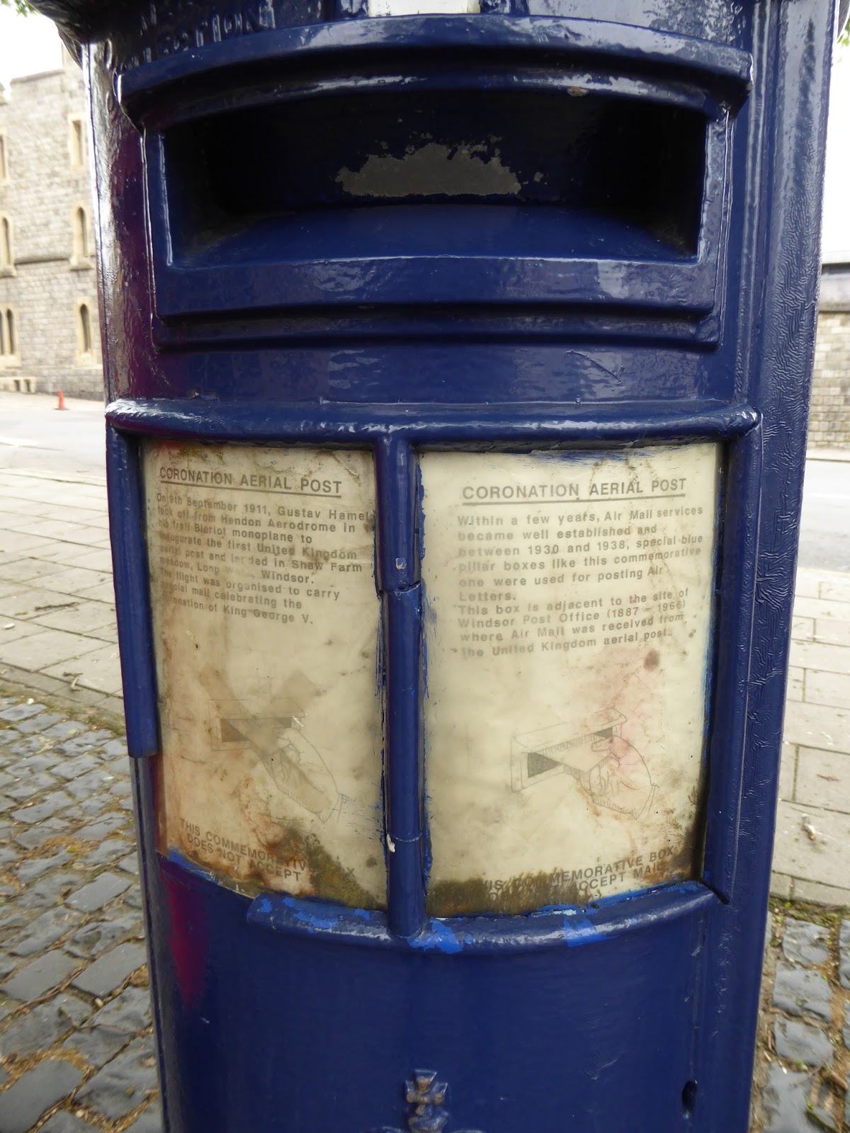 Random encounters with the unusual Britain's only Blue Post Box?