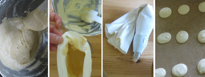 Zubereitung Macarons mit Orange Curd Füllung