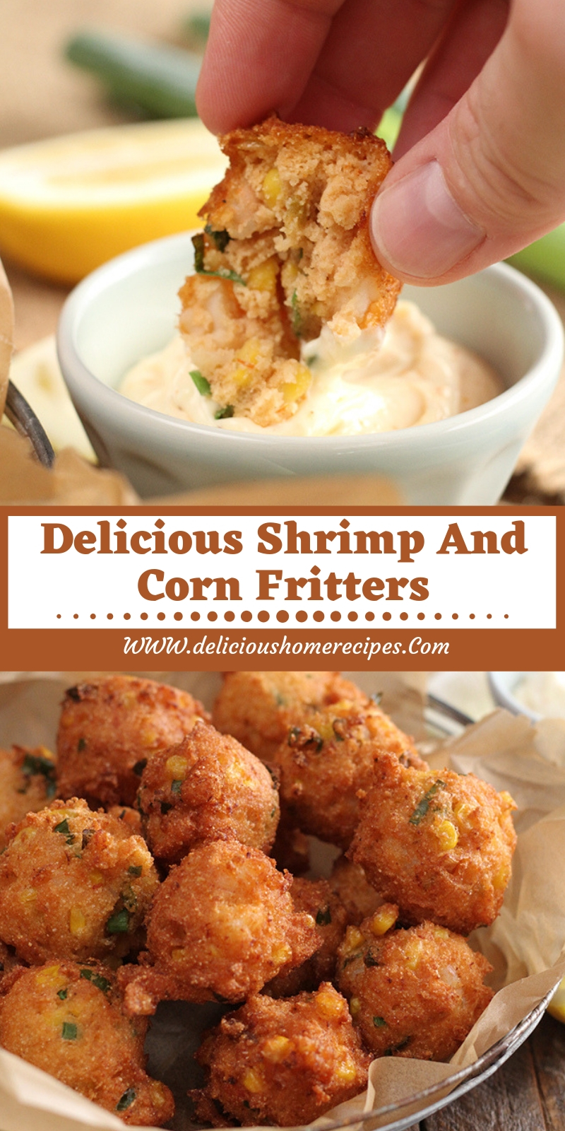 Delicious Shrimp and Corn Fritters Delicious Shrimp and Corn Fritters