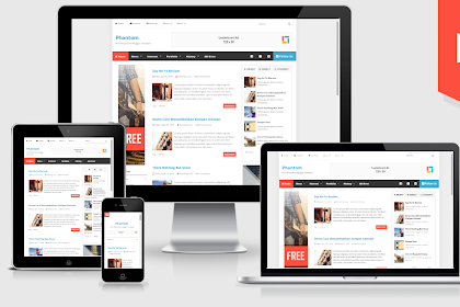 Phantom Free Responsive Blogger Template