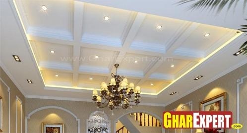Desain Plafon Drop Ceiling Gypsum Desain Rumah