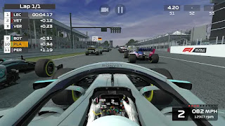 تحميل لعبة f1 mobile racing مهكرة