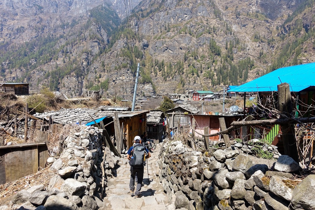 200км по красно-белым черточкам.. Around Annapurna. март-апрель 2017