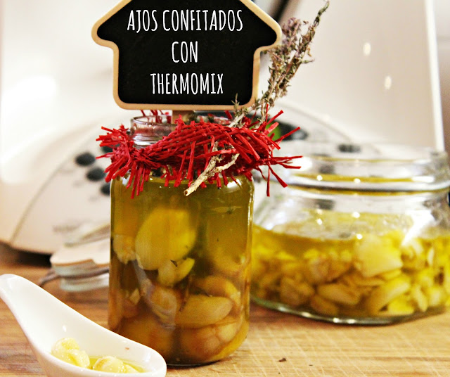 AJOS CONFITADOS CON THERMOMIX