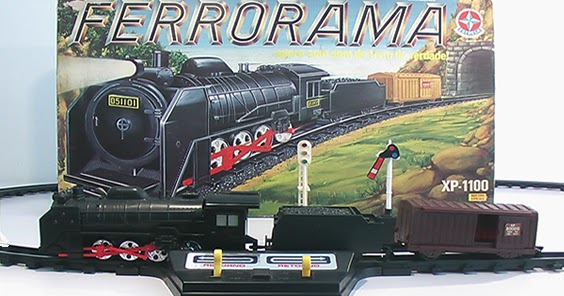 Trem / Ferrorama Set Classicos Com Acessorios + Som A Pilha