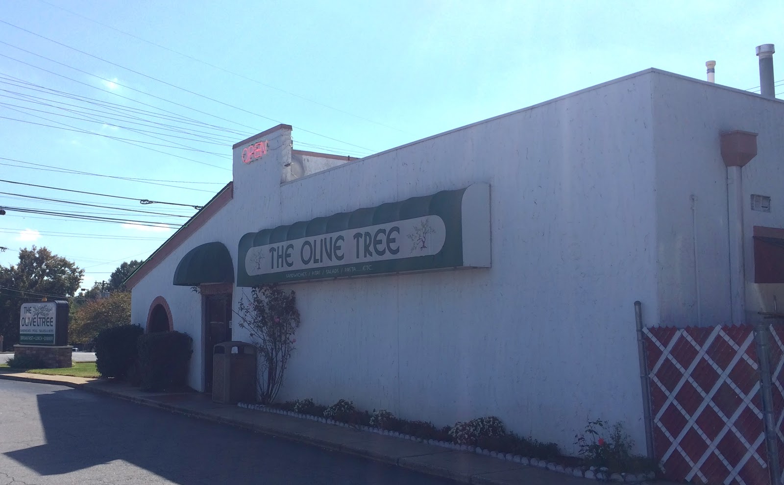 The Olive Tree Restaurant Review Winston Salem, NC Blue Skies for